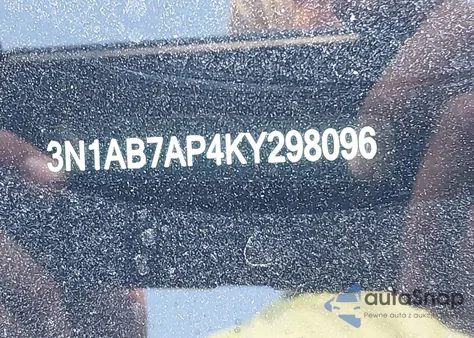 2019 Nissan Sentra Sl z USA, uszkodzony, nr VIN 3N1AB7AP4KY298096